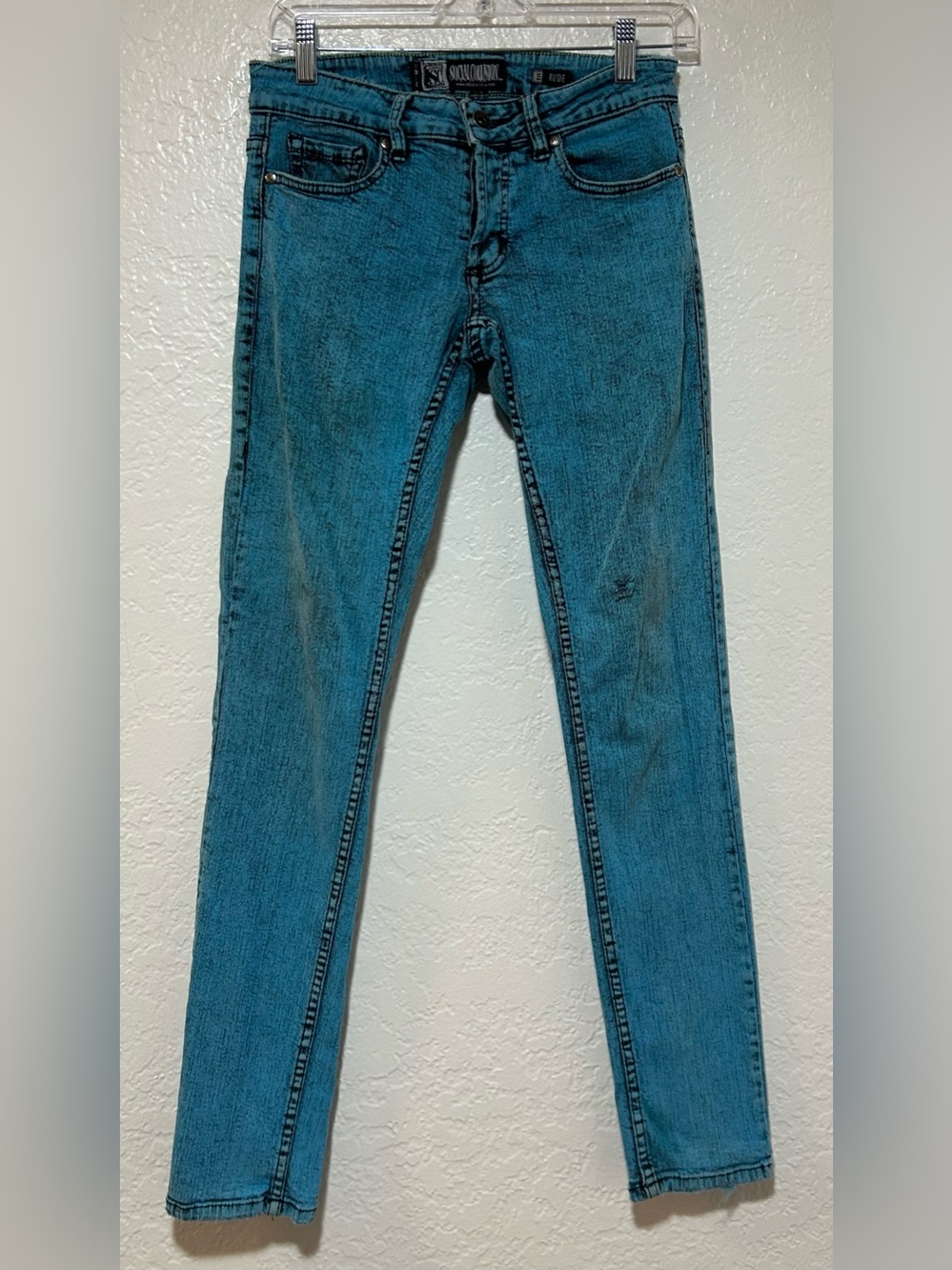 Social Collusion Teal Blue Skinny Women's Jeans